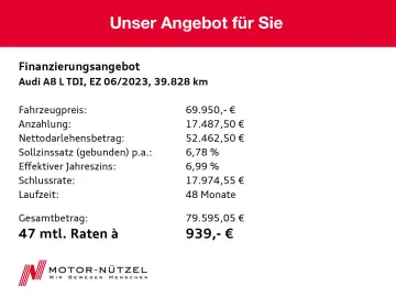 A8 L 50 TDI QU D-MATRIX+AIR+B&O+TV+ACC+PANO+360°