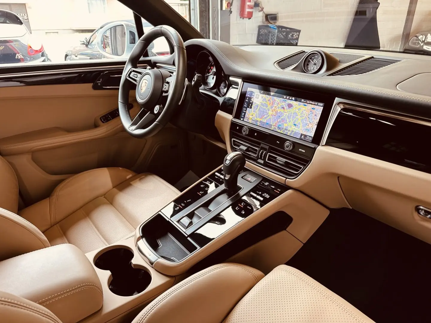 Macan S *weiß/Leder beige*Sport Design Paket*Top