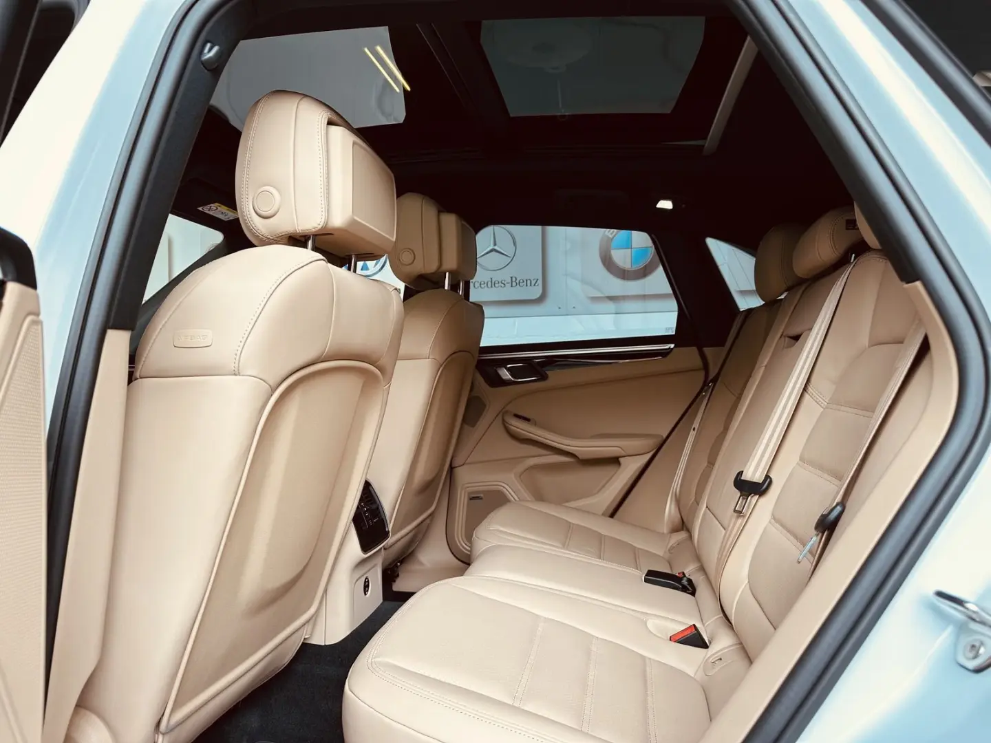 Macan S *weiß/Leder beige*Sport Design Paket*Top