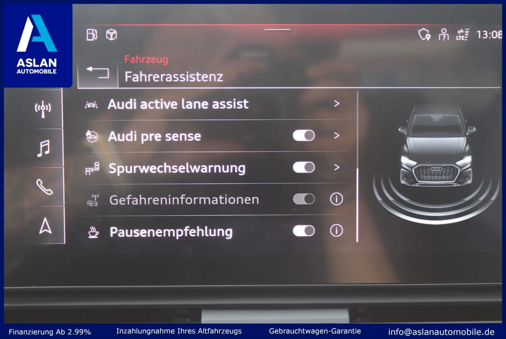 Q5 Sportback Quat 3x S Line  Virt/Matrix/Key/360