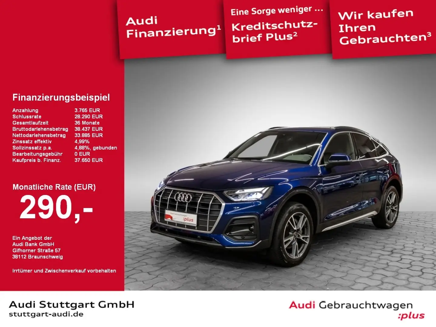 Q5 Sportback 40 TFSI qu advanced S line LED virt