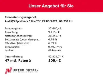 Q5 Sportback 40 TDI QU S-LINE LED+NAVI+RFK+GRA