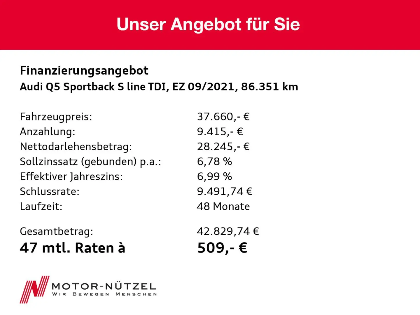Q5 Sportback 40 TDI QU S-LINE LED+NAVI+RFK+GRA