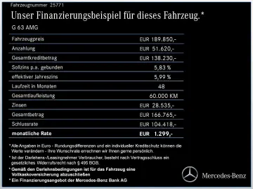 G 63 AMG Night/Comand/LED/Burmester/360°/LMR22