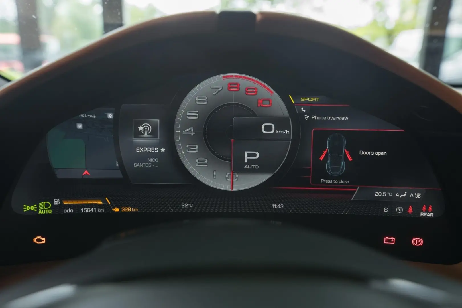 Roma- Passenger display- JBL- Carbon