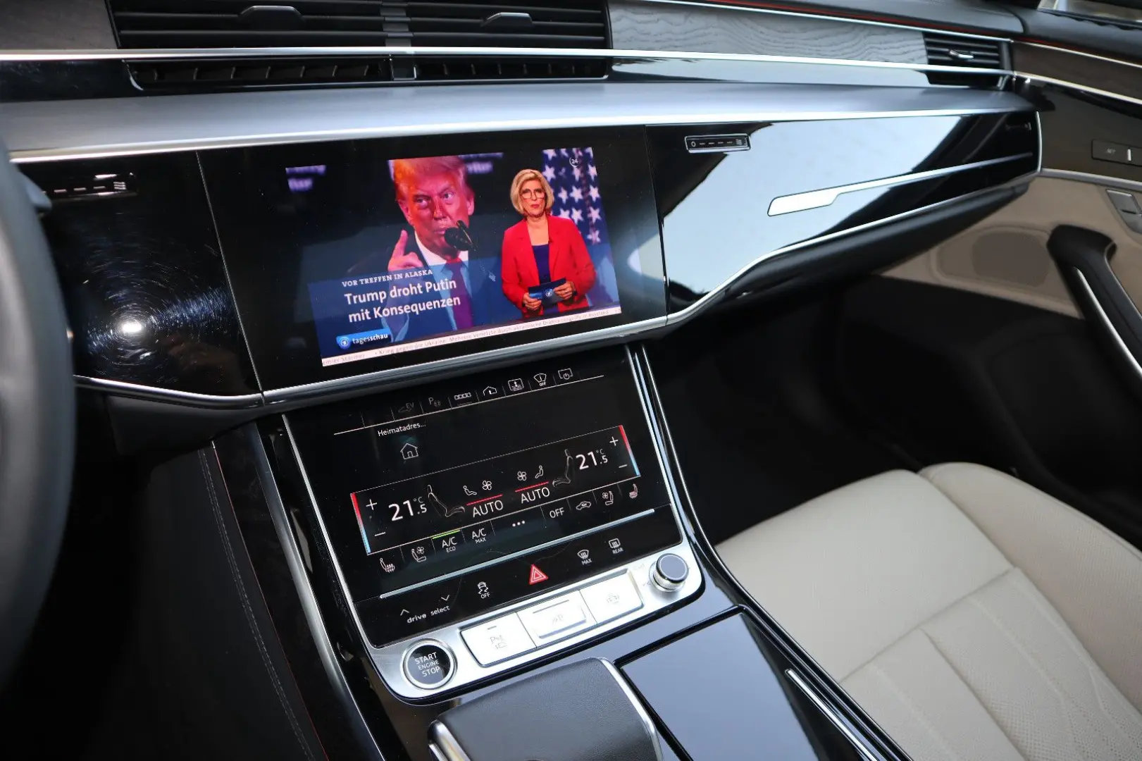 A8L 60 TFSIe lang S-LINE/BLACK-P./VOLLEDER BEIGE