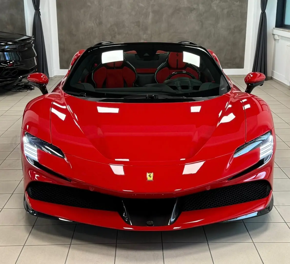 SF90 SPIDER CARBON INT&EXT RED INT JBL FULLOPT!