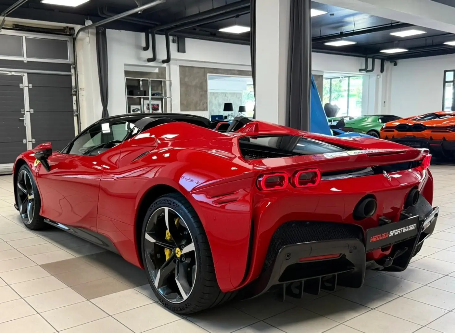 SF90 SPIDER CARBON INT&EXT RED INT JBL FULLOPT!