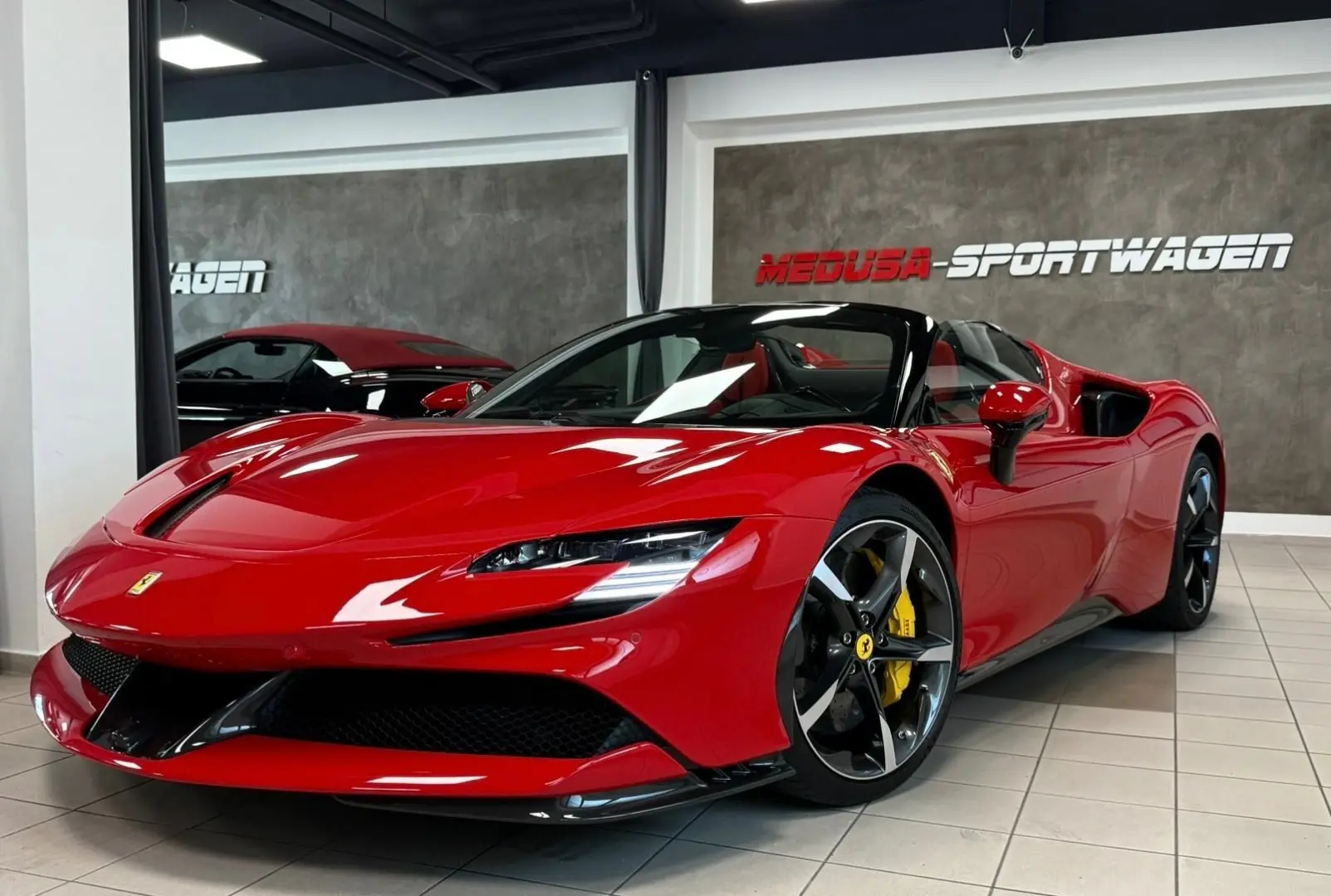 SF90 SPIDER CARBON INT&EXT RED INT JBL FULLOPT!