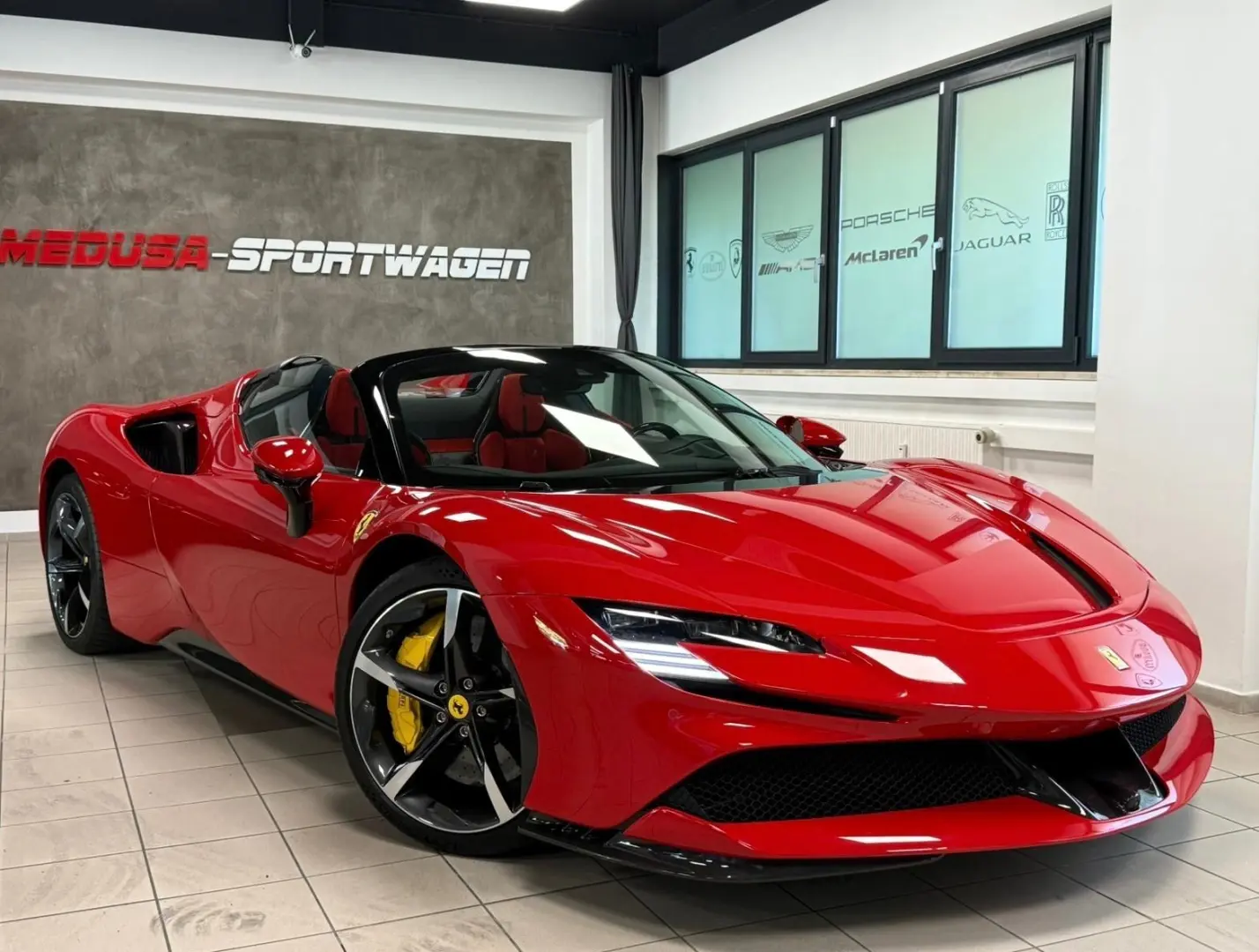 SF90 SPIDER CARBON INT&EXT RED INT JBL FULLOPT!
