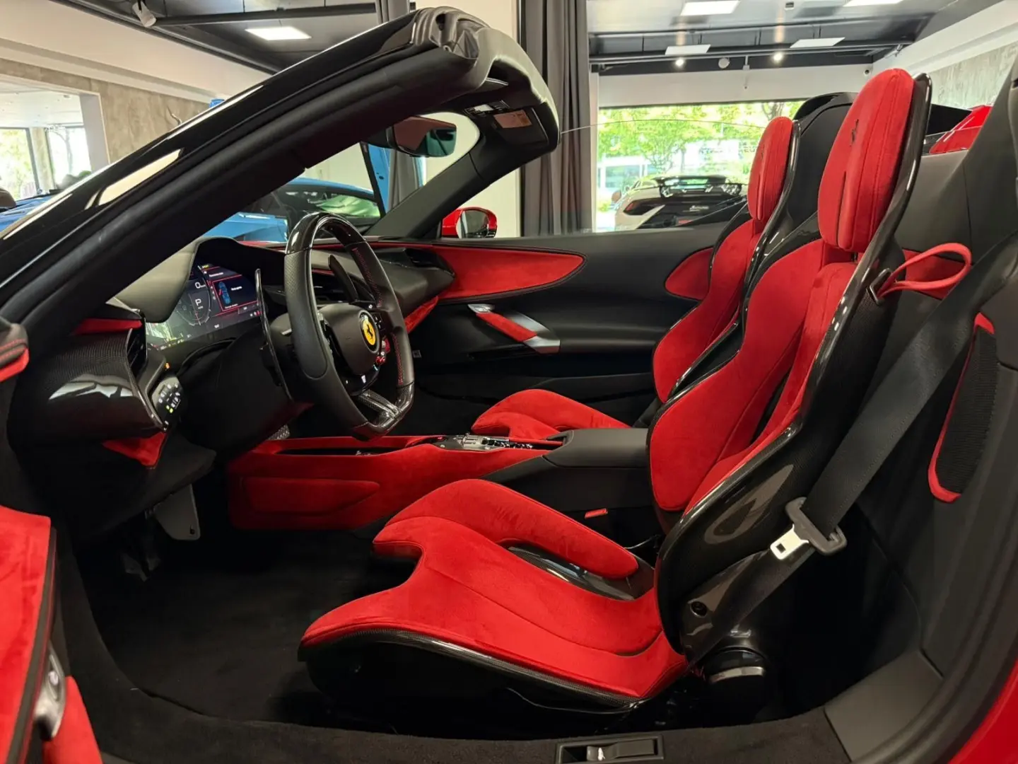 SF90 SPIDER CARBON INT&EXT RED INT JBL FULLOPT!