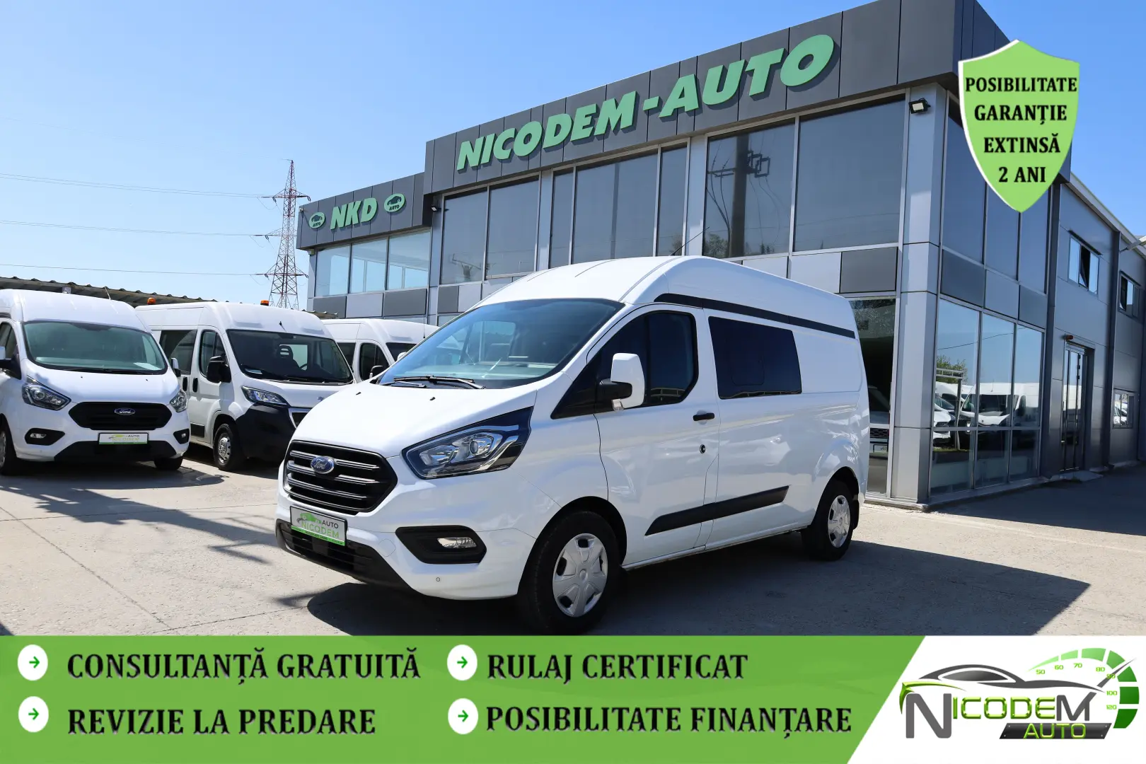Ford Custom L2H2 2.0D 170CP  6 LOCURI
