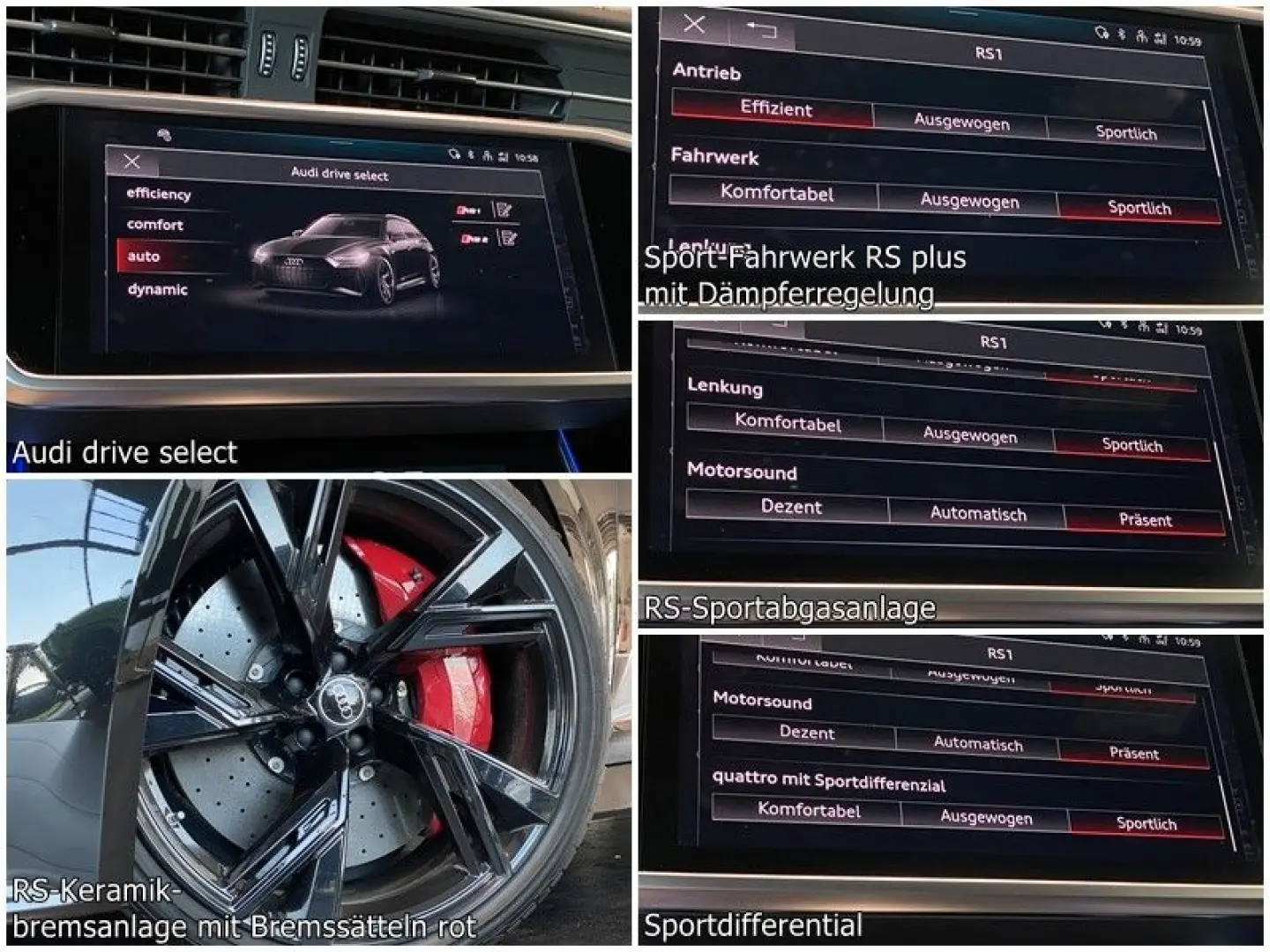 RS6 4.0 TFSI Essentials Sthz Laser Sbel RS-Abg