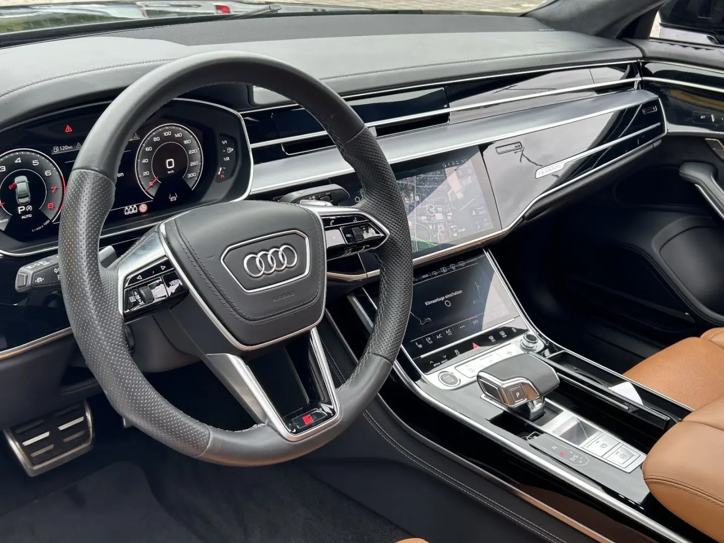 A8 55 TFSI Leder Cognac / Panorama / Standhzg