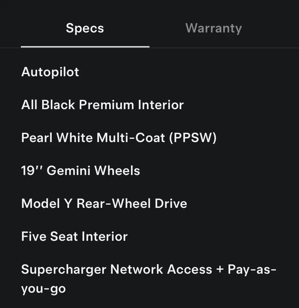 Tesla Model Y Rear drive