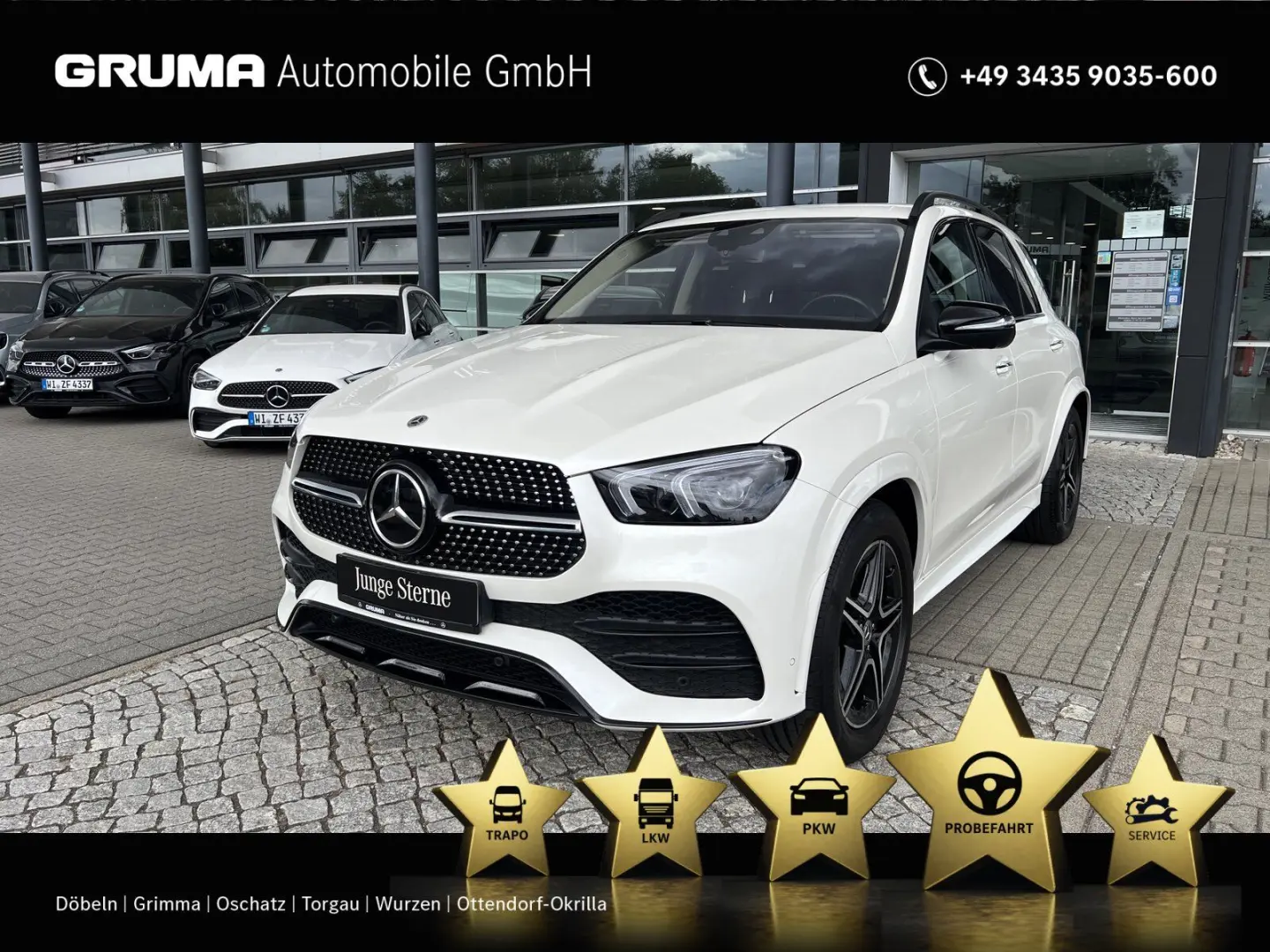 MERCEDES BENZ GLE 400 d 4M AMG+Distr+Burm+HUD+LEASING
