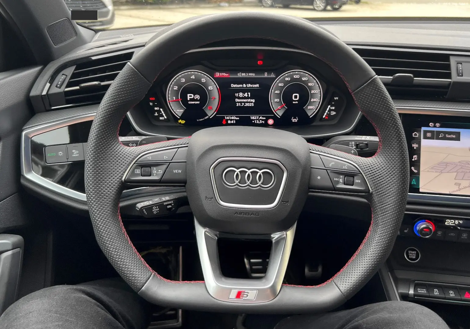 Q3 40 TFSI quattro S line, PORSCHE ARKTIKGRAU