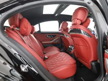 S 580 4M AMG Chauffeur Pano HUD 360 Leder rot