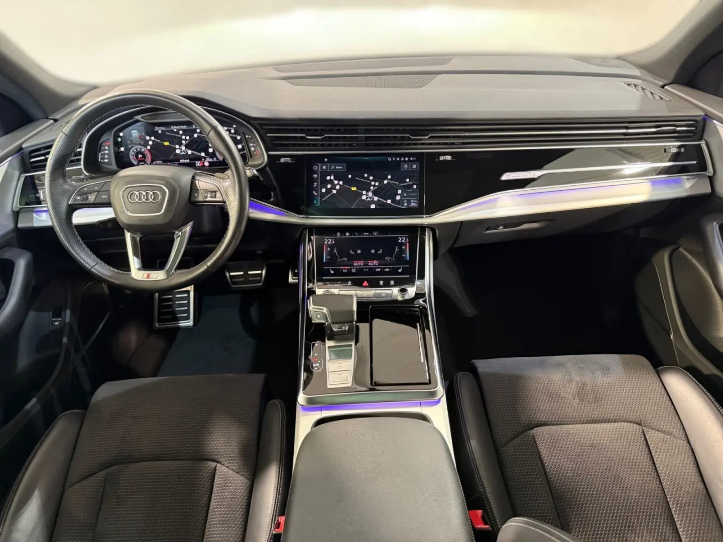 Q8 55 TFSI QUATT S LINE HD MATRIX+LUFT+AHK+PANO+