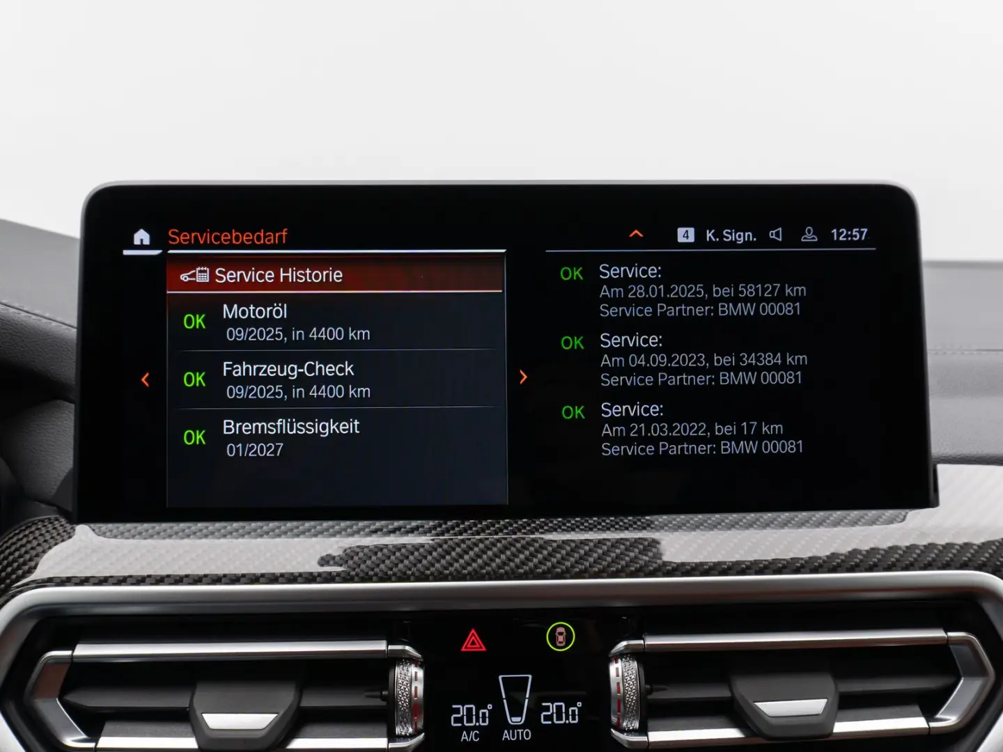 X4 M40i Kamera Laser HUD DAB H/K DisplK AHK 20