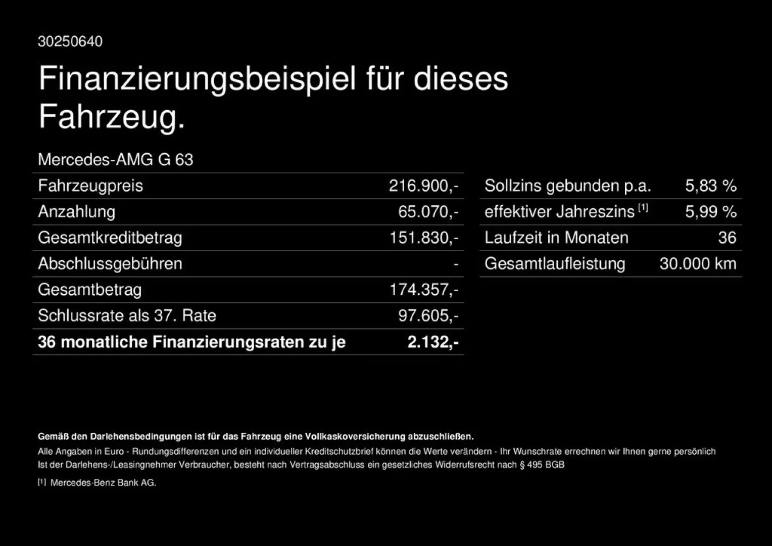 G 63 AMG Manufaktur NightII Burm Aktiv Multi+
