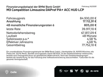 M3 Competition Limousine DAProf PA+ ACC HUD LCP