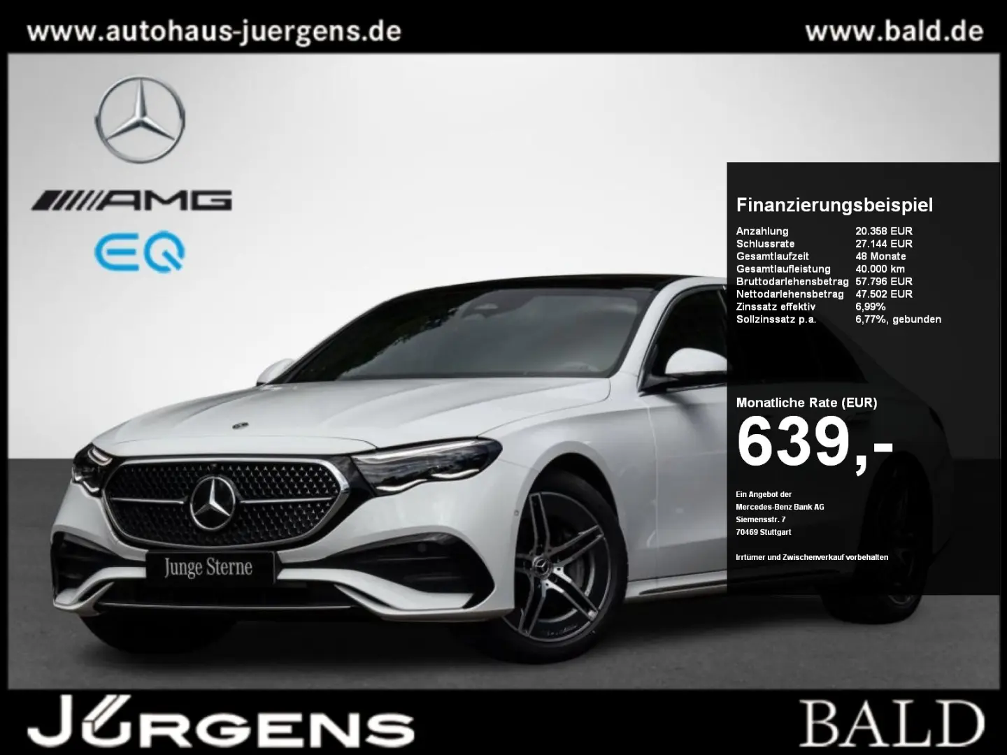 E 450 d 4M AMG-Sport/Pano/Digital/360/Distr/19''