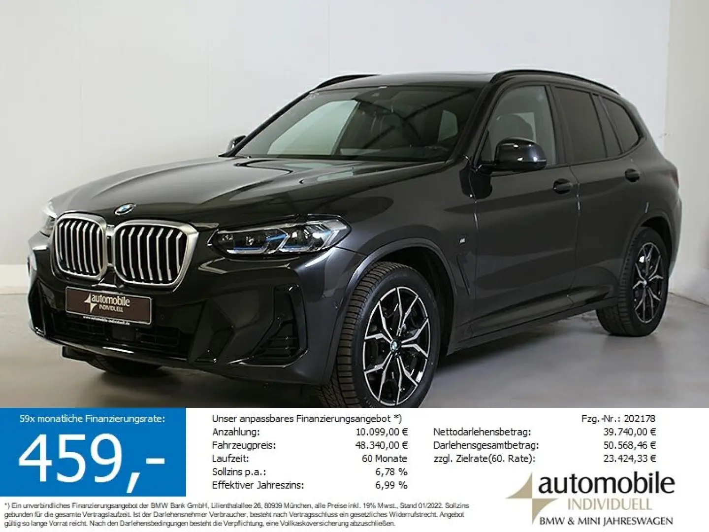 X3 xDr. 20dA M Sport Laser AHK Standh ACC Panora