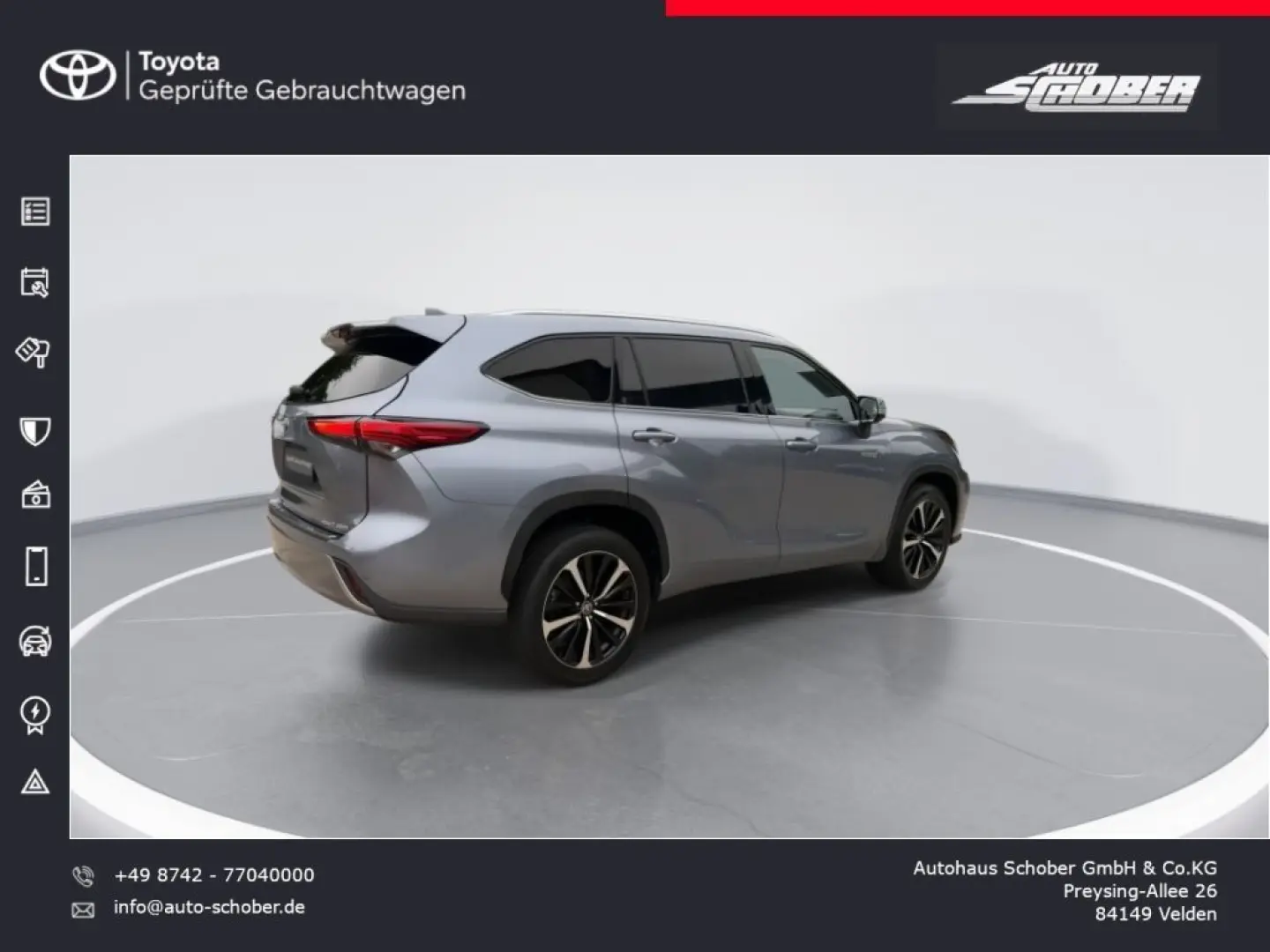 Highlander 2.5 Hyb.Luxury4x4/HUD/Skli/Leder/360°