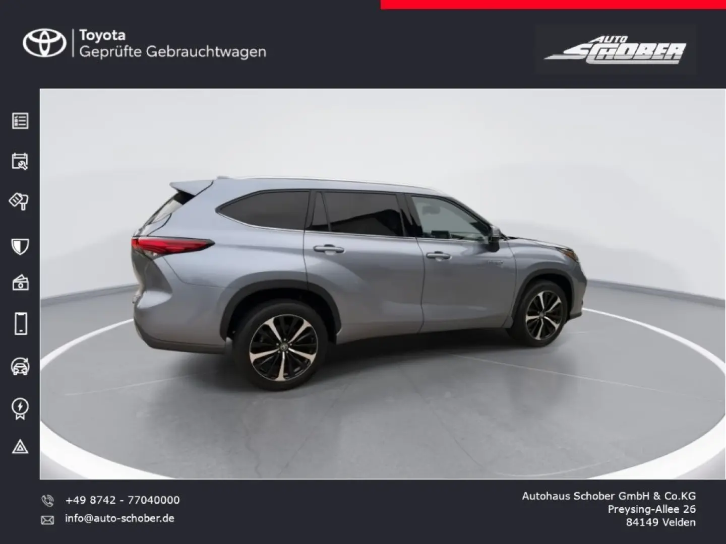 Highlander 2.5 Hyb.Luxury4x4/HUD/Skli/Leder/360°