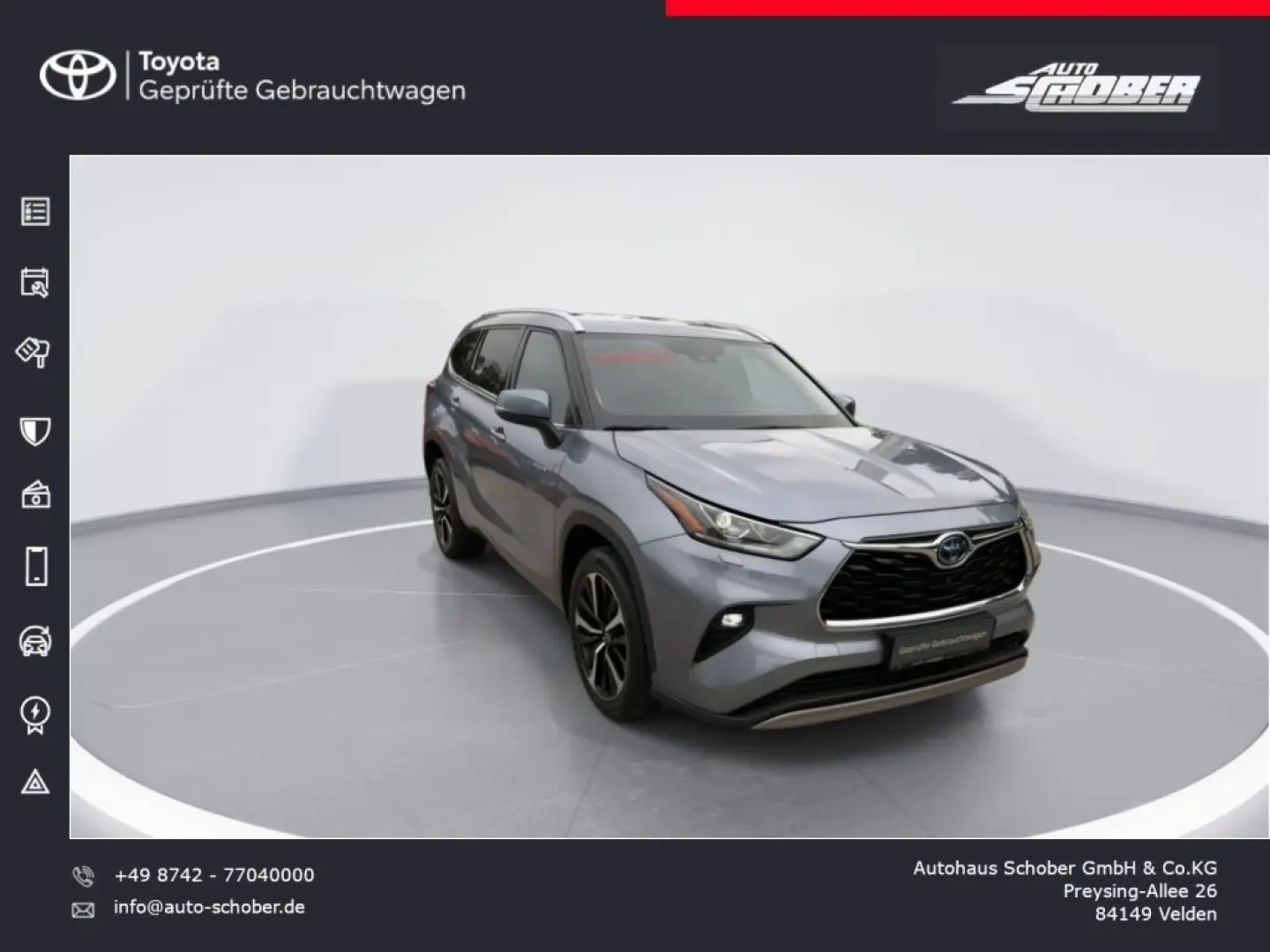 Highlander 2.5 Hyb.Luxury4x4/HUD/Skli/Leder/360°