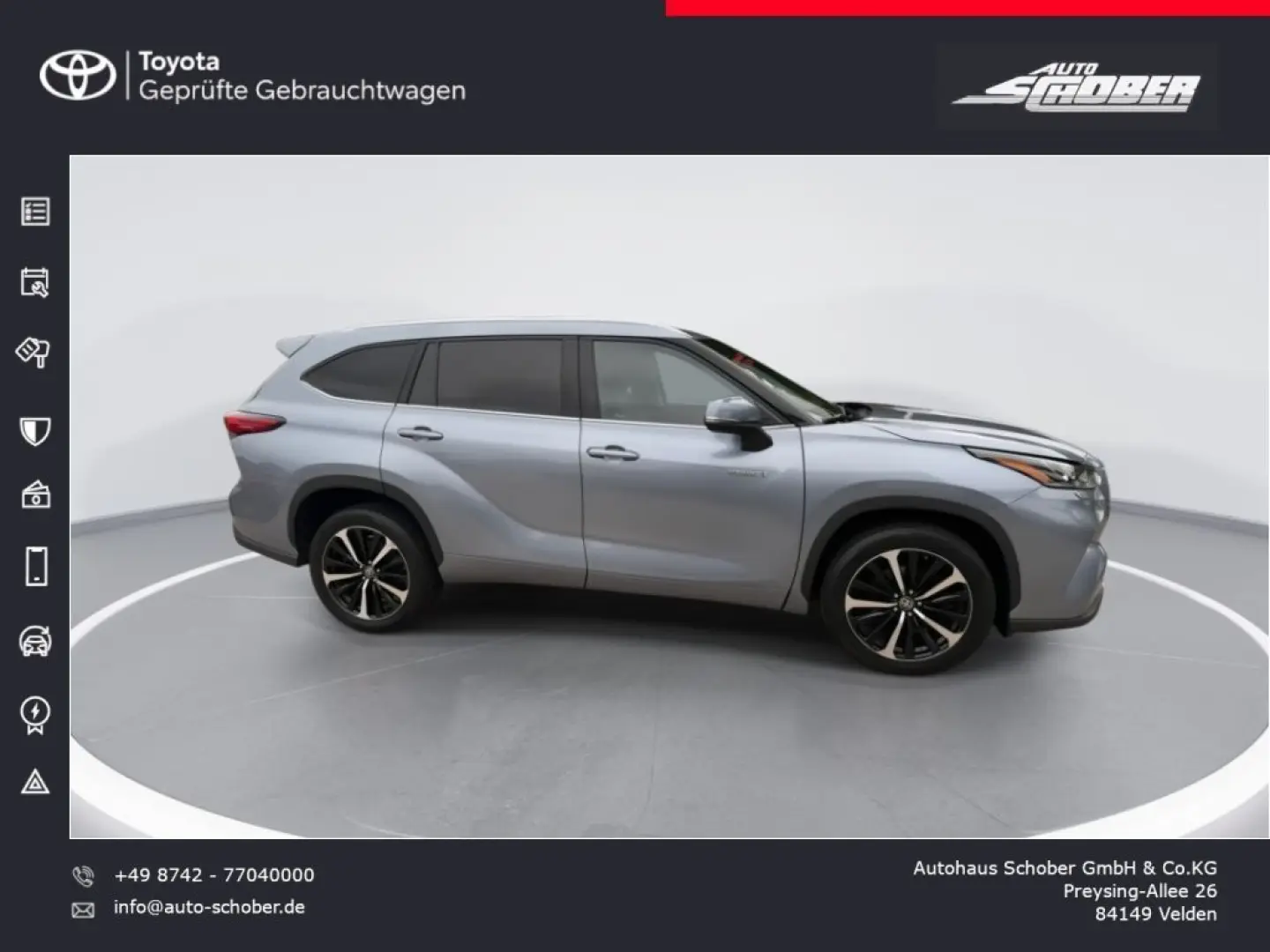 Highlander 2.5 Hyb.Luxury4x4/HUD/Skli/Leder/360°
