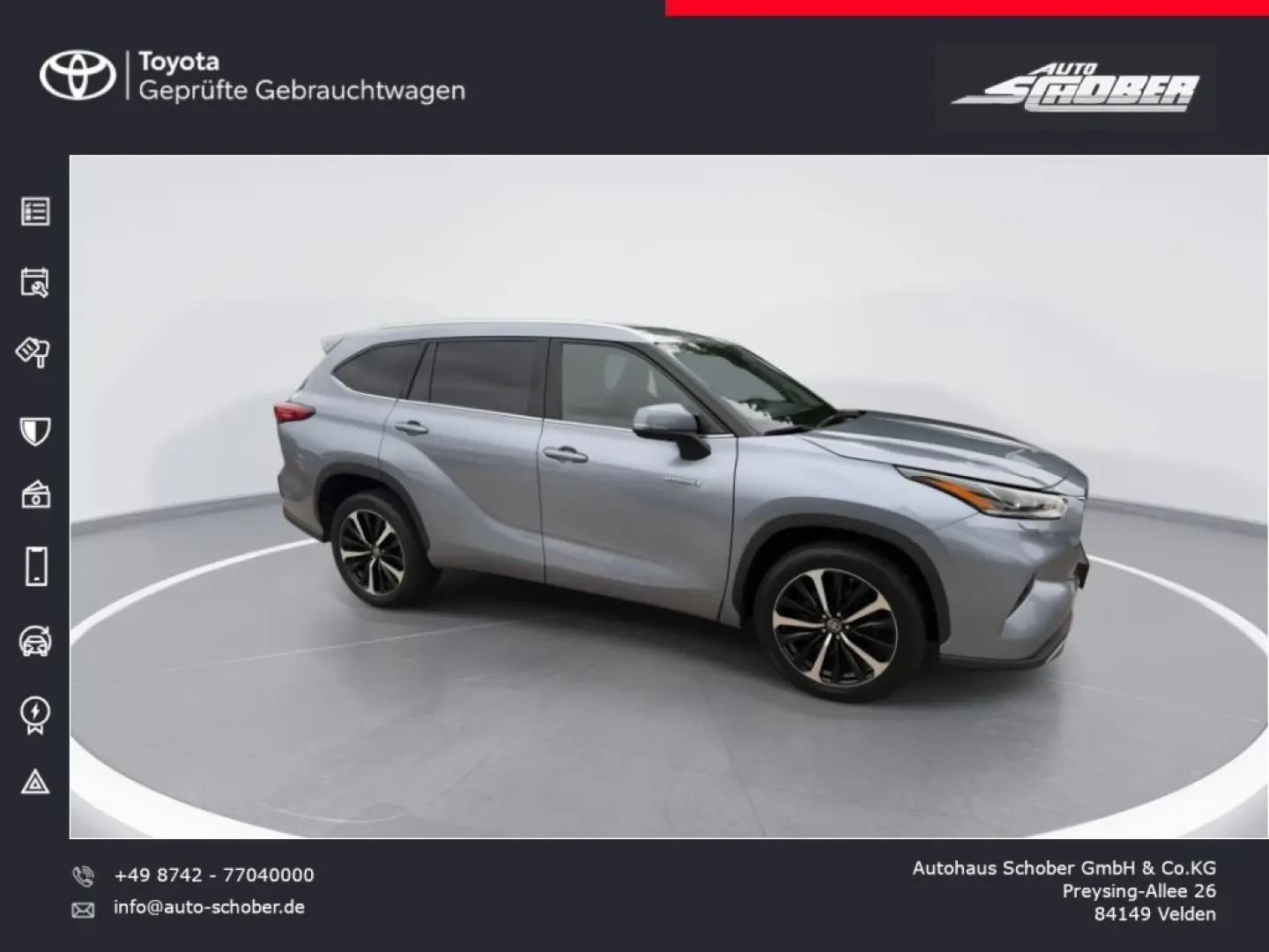 Highlander 2.5 Hyb.Luxury4x4/HUD/Skli/Leder/360°
