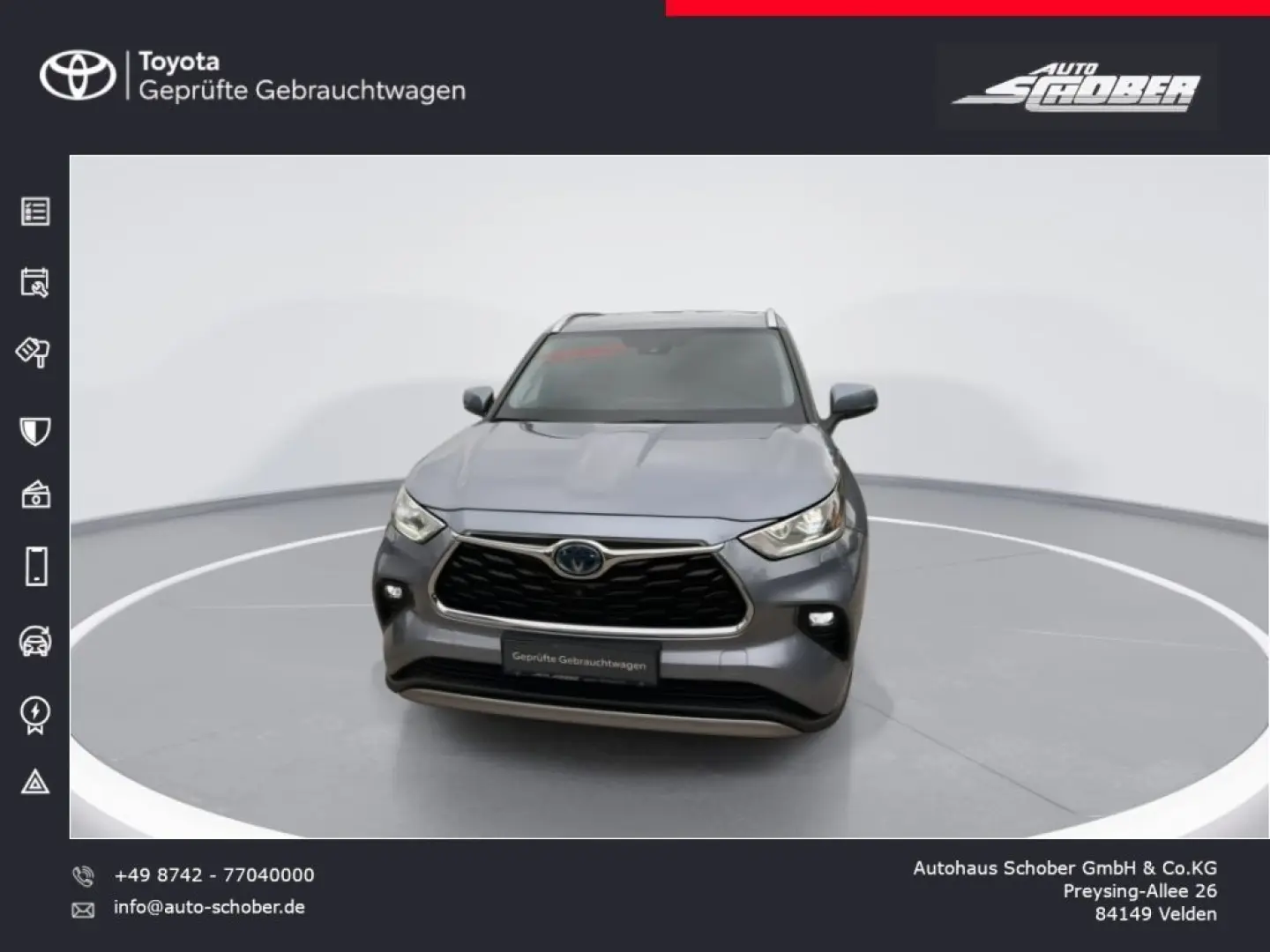 Highlander 2.5 Hyb.Luxury4x4/HUD/Skli/Leder/360°
