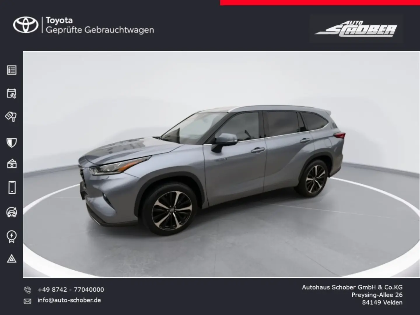 Highlander 2.5 Hyb.Luxury4x4/HUD/Skli/Leder/360°