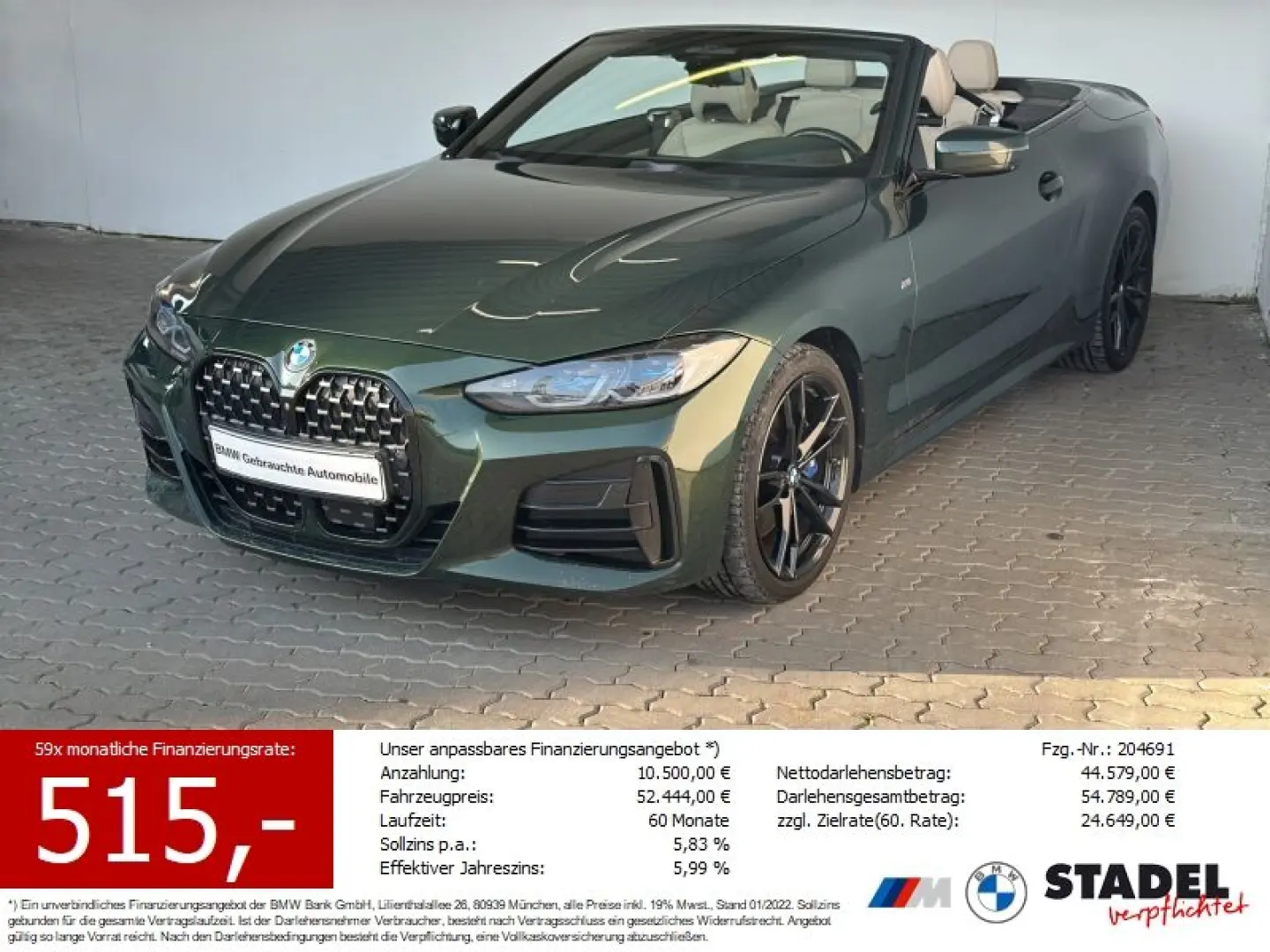 M440d xDr Cabrio Navi.Laser.HuD.360°.AC.OpenAir