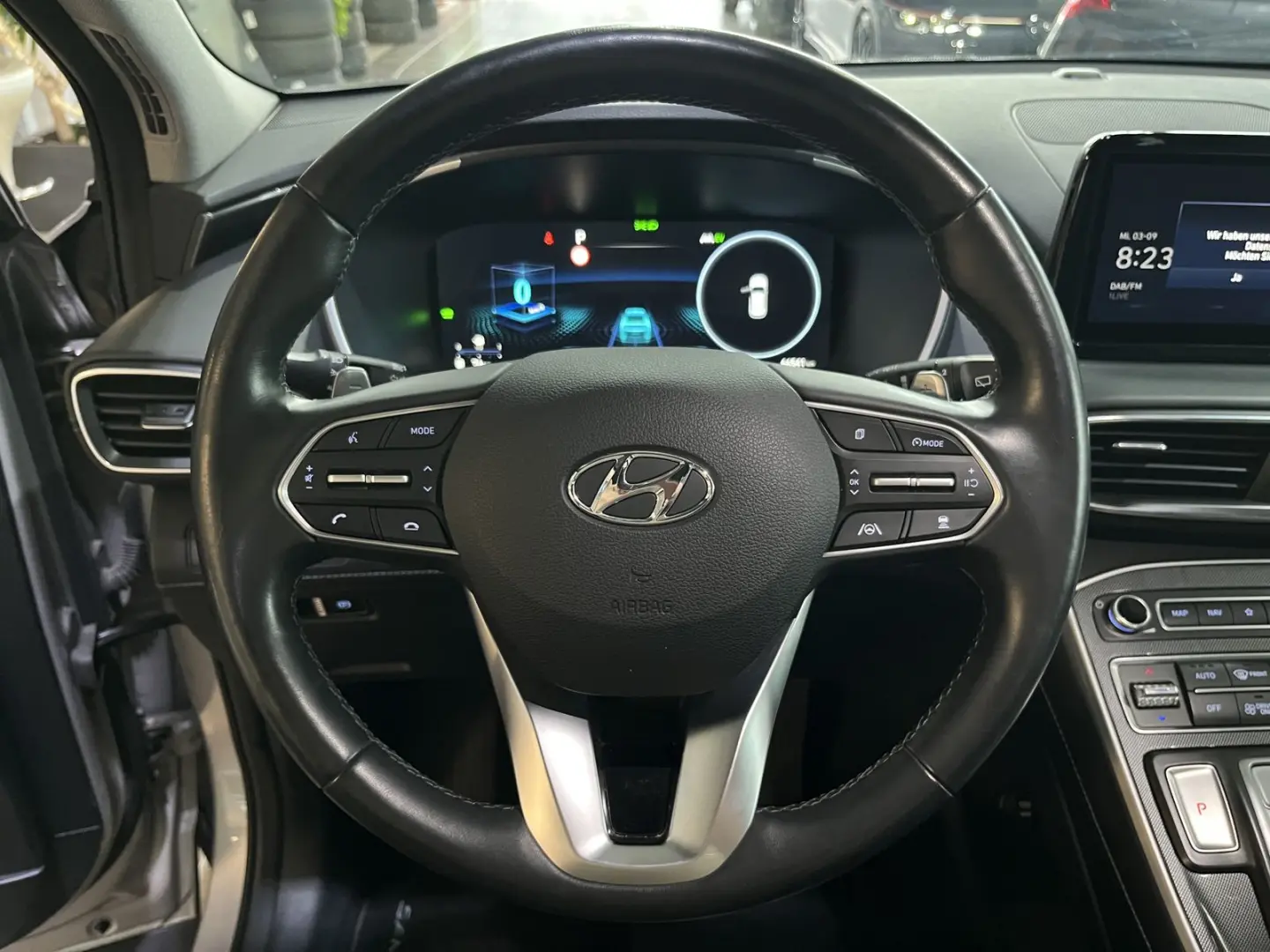 Santa Fe Prime Hybrid 4WD Pano. HUD R.Cam Leder