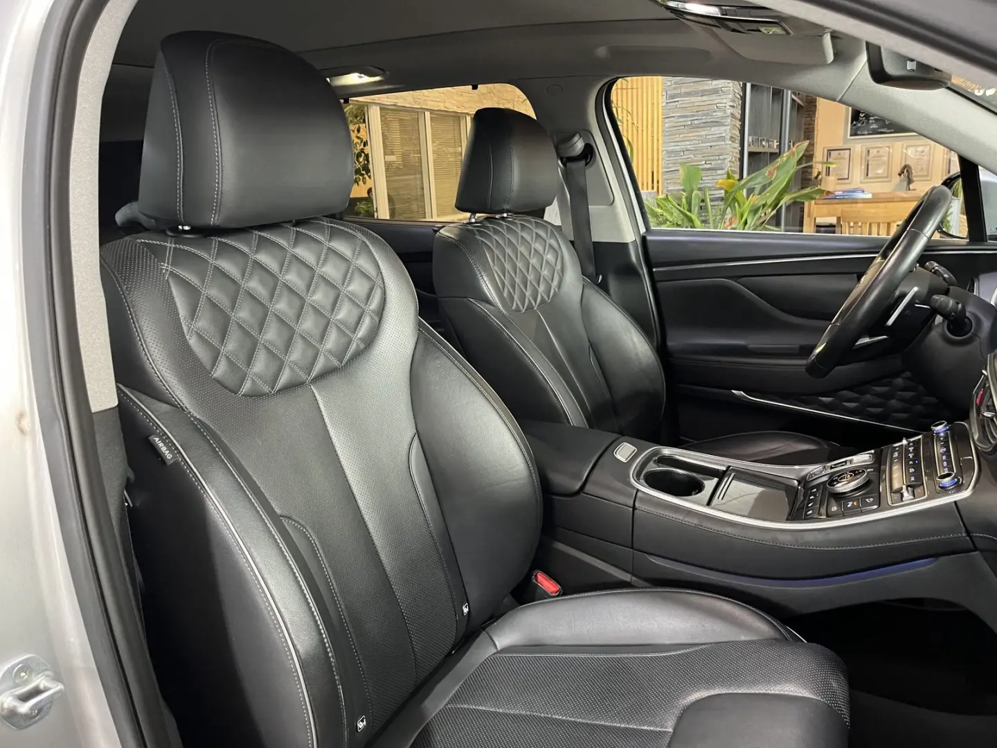Santa Fe Prime Hybrid 4WD Pano. HUD R.Cam Leder