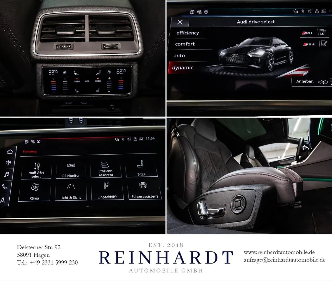 RS7 SPORTBACK ALL-BLACK 22Z./ACC/HuD/PANO/280KMH