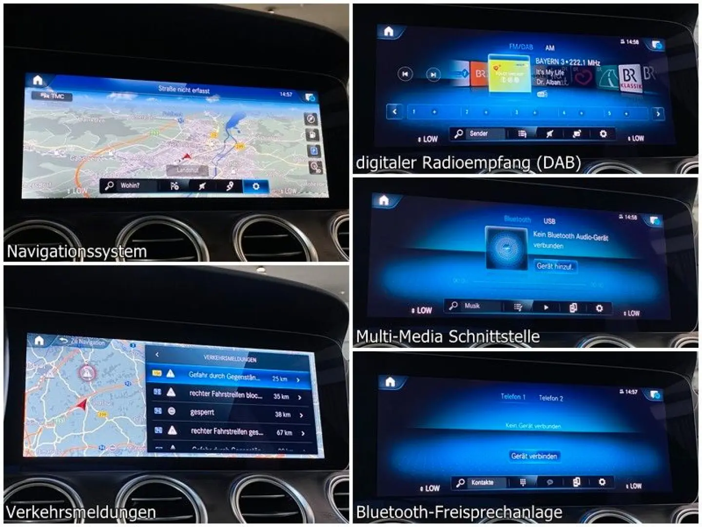 E 300e Limousine Exclusive WideS AugReality DAB