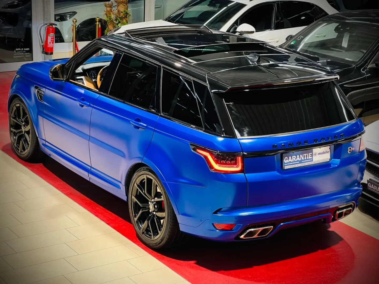 Range Rover Sport SVR|CARBON|BLAU-MATT|PANORAMA|