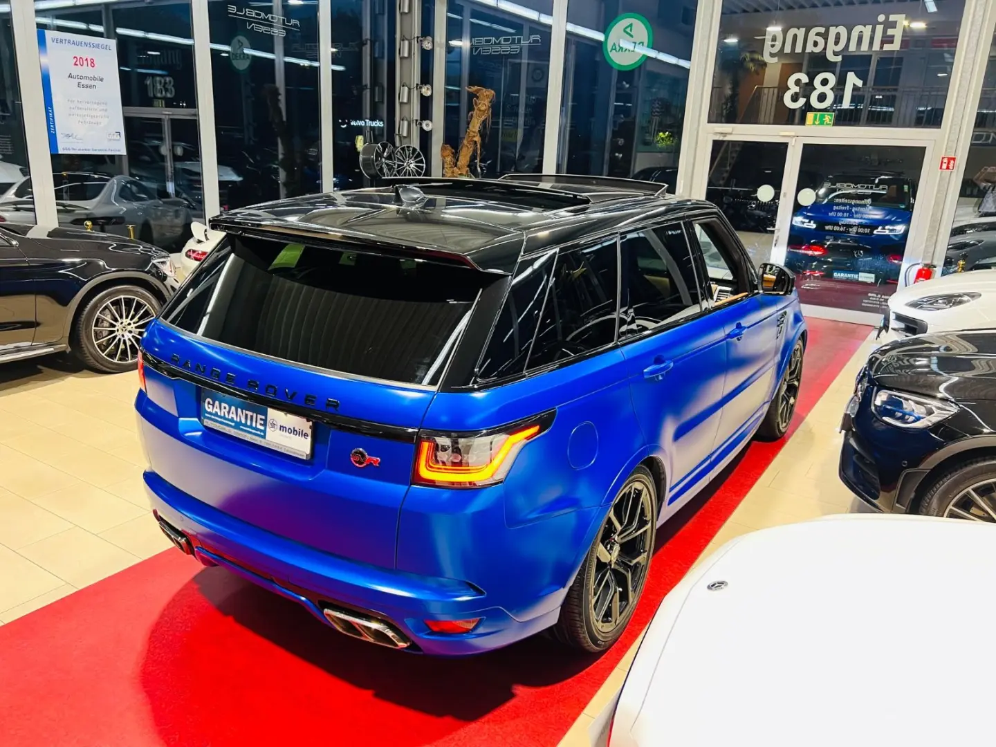 Range Rover Sport SVR|CARBON|BLAU-MATT|PANORAMA|