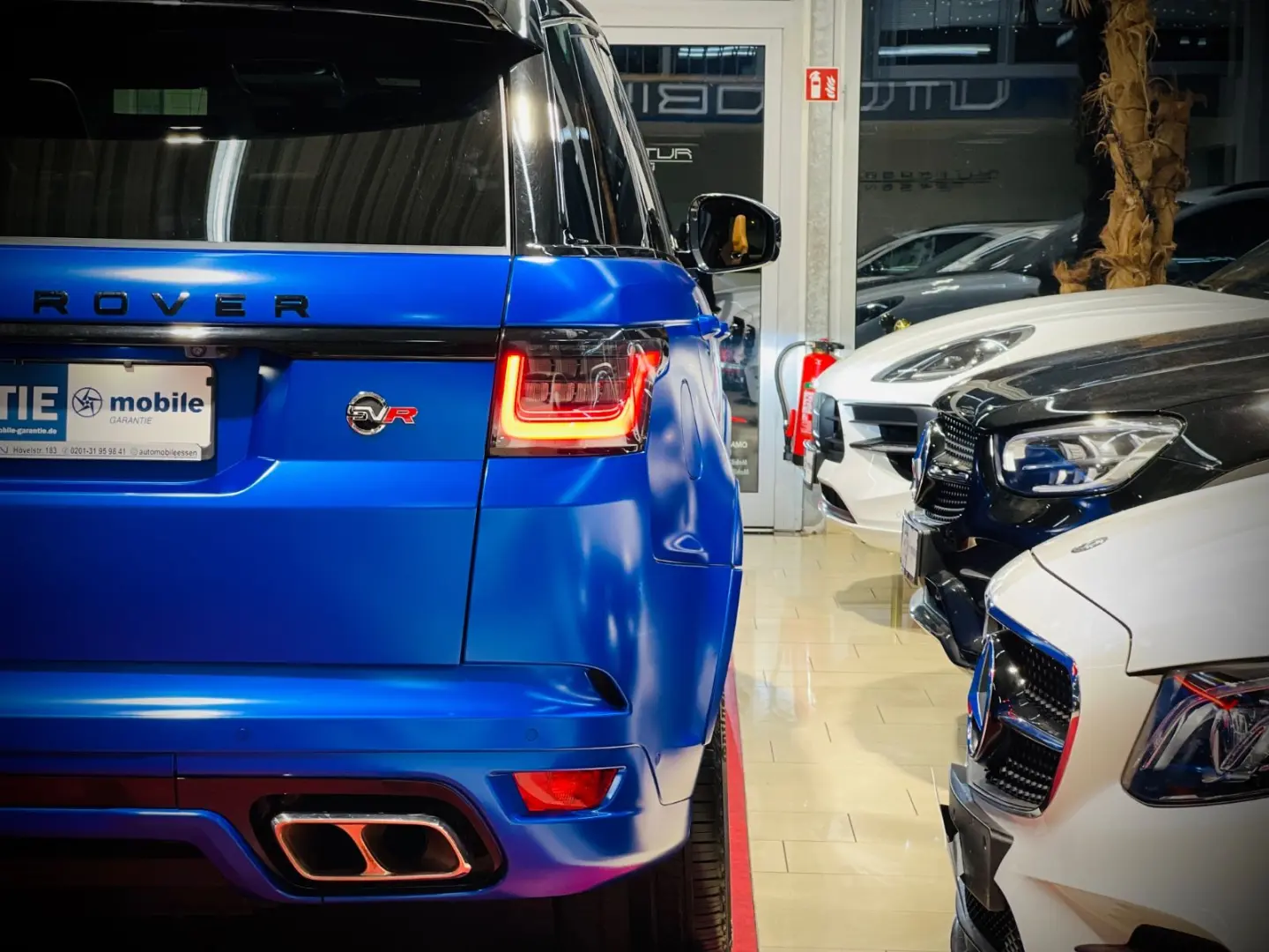 Range Rover Sport SVR|CARBON|BLAU-MATT|PANORAMA|
