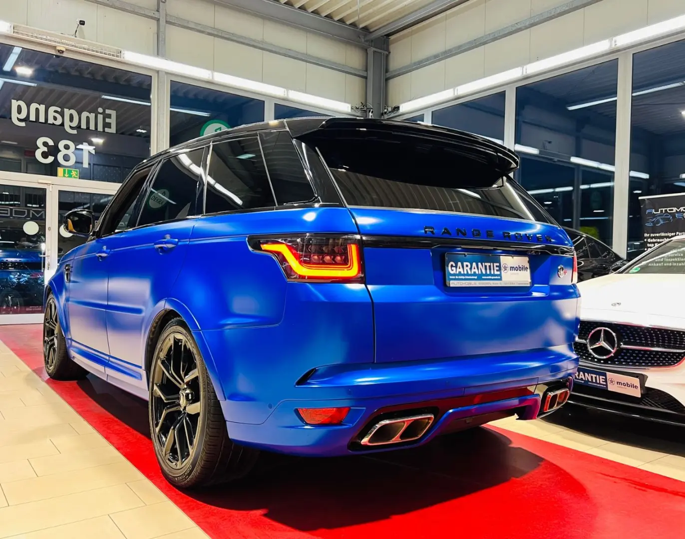 Range Rover Sport SVR|CARBON|BLAU-MATT|PANORAMA|