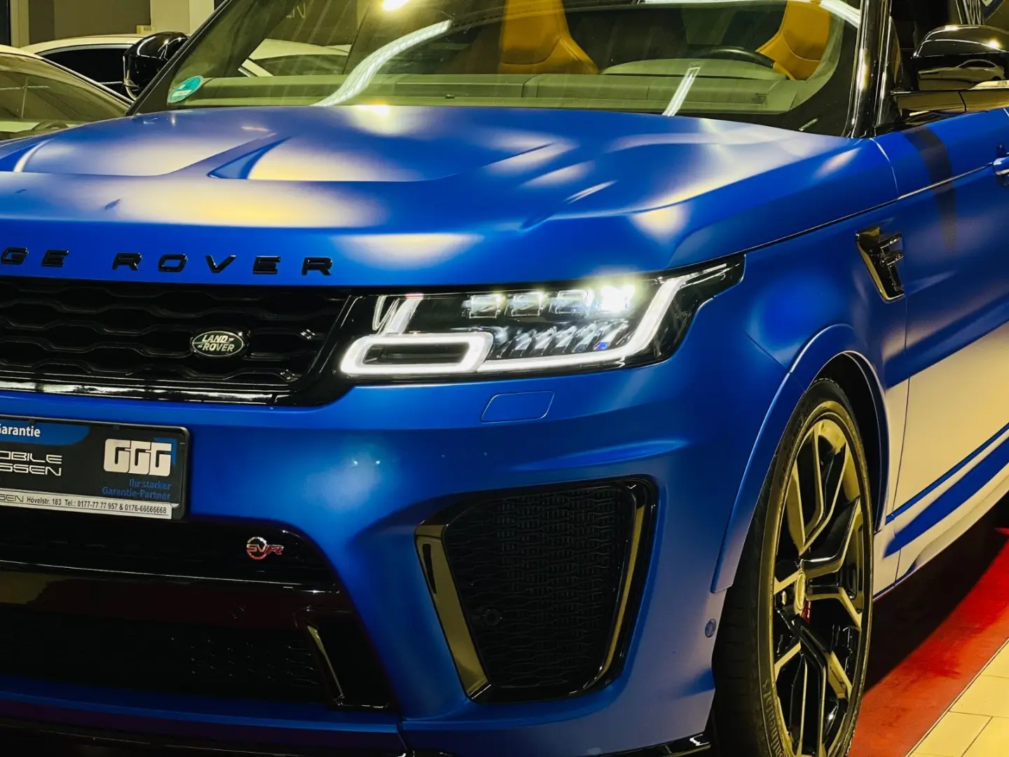 Range Rover Sport SVR|CARBON|BLAU-MATT|PANORAMA|