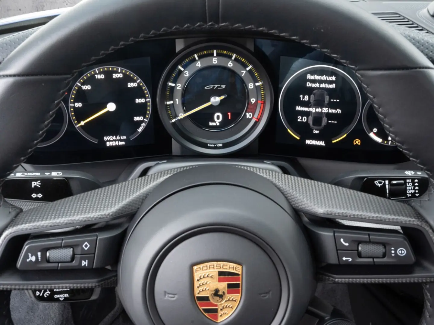 992 GT3 Touring Enzianblaumetallic, Chrono Paket