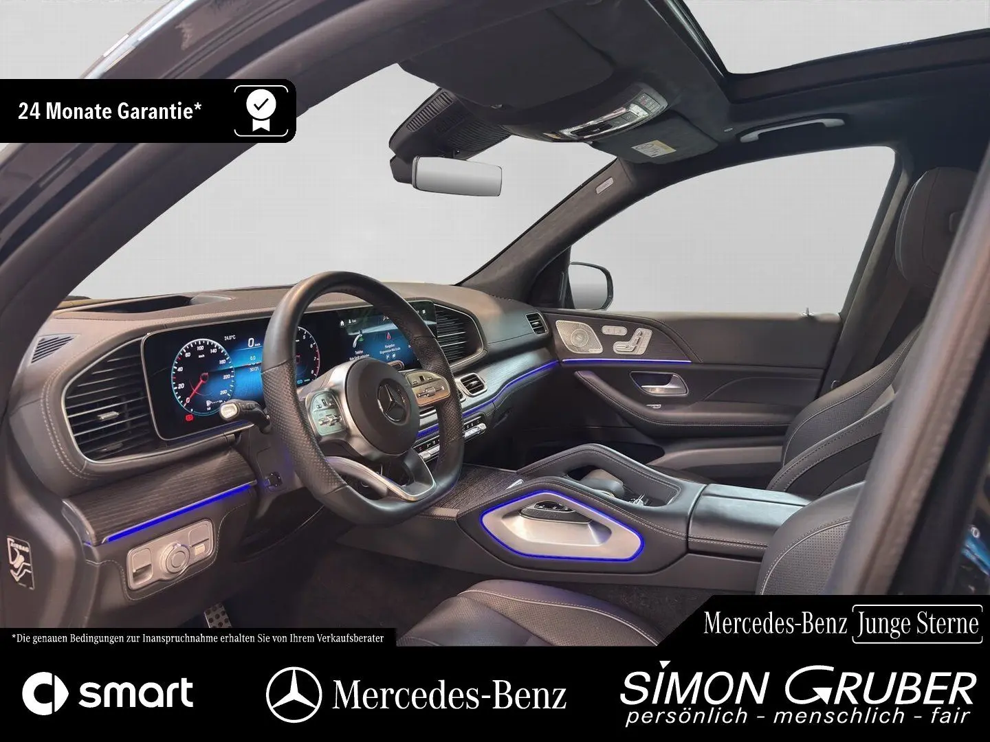 GLS 580 4M AMG Webasto Pano 7Sitze 360 HUD AHK