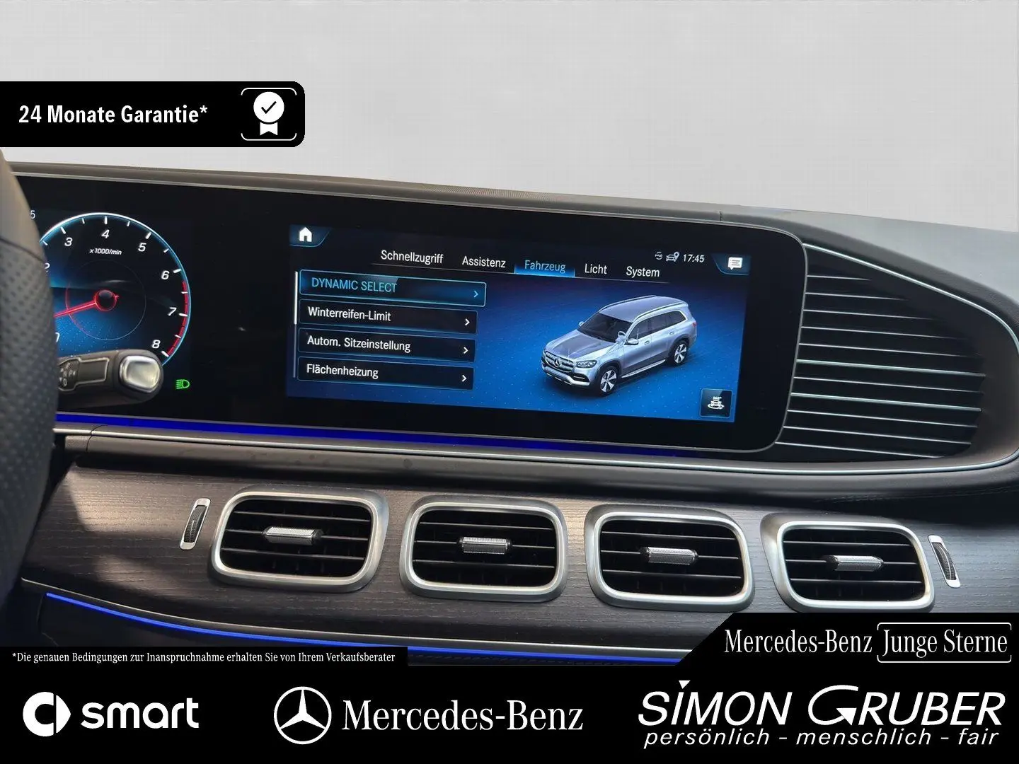 GLS 580 4M AMG Webasto Pano 7Sitze 360 HUD AHK