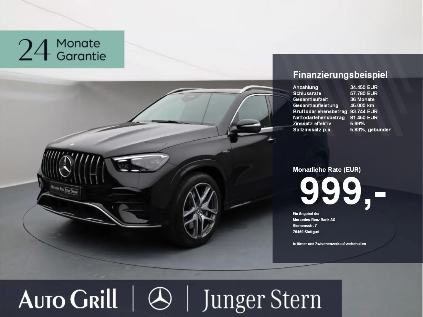 GLE 53 AMG Hybrid 4M+ Plugin Pano Burm 360 HuD