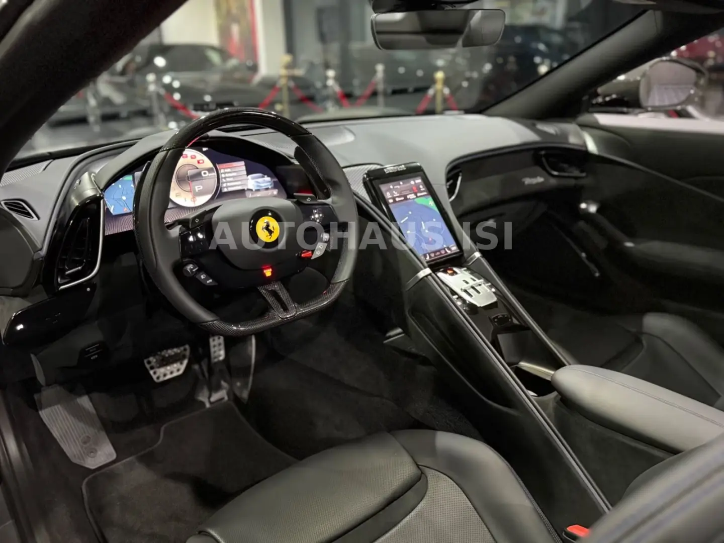 Ferrari Roma Spider GRI ÎNCHIS, LED-CARBON